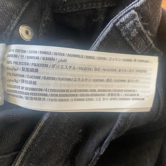 Abercrombie & fitch black Boot Flare Jeans Size 6 - Picture 3 of 5